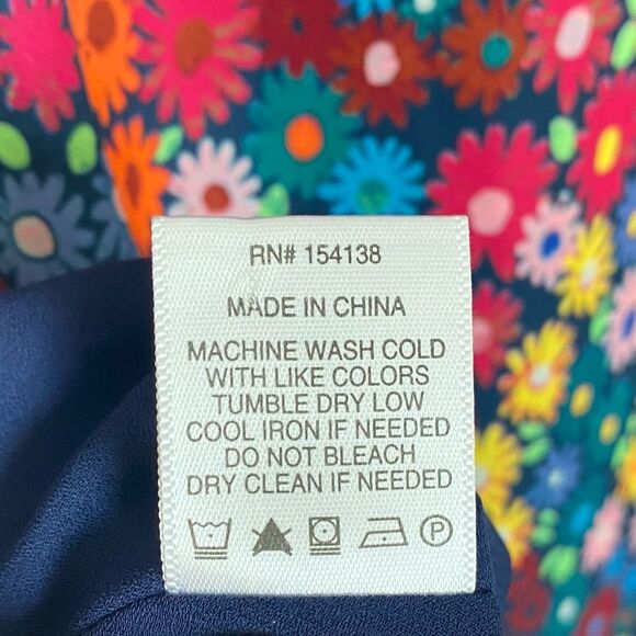 Staud Milla Floral Mini Dress Short Puff Sleeve V Neck Size 0 - Picture 12 of 12